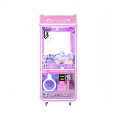 Wholesale Custom Coin Operated Toy Vending Arcade Claw Crane Doll Claw Machine With Bill Acceptor Japanese Claw Machines