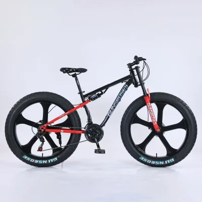 OEM ODM Custom Factory Direct High Quality 26 Inch Folding Snow Mountain Bike 21/7 Speed Fat Tire