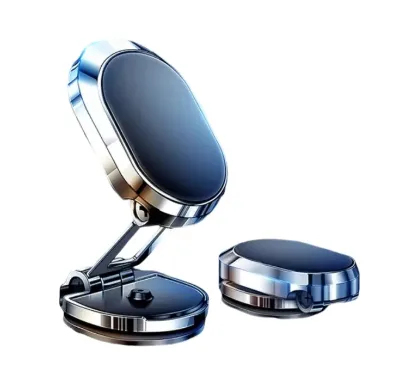 Multi-function Strong Magnetic 360 Rotation Folding Anti-slip Adjustable Foldable Car Phone Holder for All Car Use