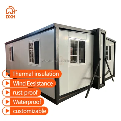 Durable Quality Factory Customized Luxury Tiny 20FT Expandable Container House for Bedroom School Office Living Holiday Hotel