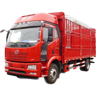 Automatic 10-Ton High Railing Freight Truck with Diesel Fuel Competitive Price 500-Kilogram Freight Left Steering