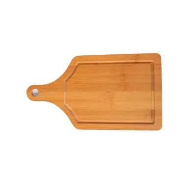 Elegant Design Cherry Cutting Board with Handle for Promotional Bamboo Cutting Board 13" X 7"