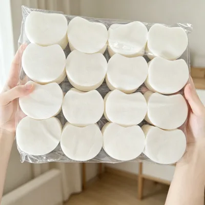 45 GSM Eco-friendly Facial Toner Pads High Quality Dry Cotton & Paper Fibre Material Skin Whitening