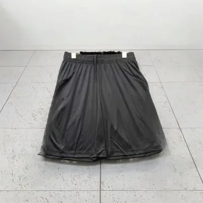 Men's High Quality Mesh Jogging Shorts Elastic Waist Zipper Pockets Solid Pattern Plain Dyed Hot Selling Active Bottoms
