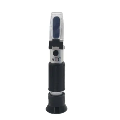 Portable Handheld Abbe Refractometer 0-80% Brix Meter 1% Accuracy for Wine Beer Brewing Homebrew Kit