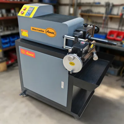 Brake Lathe Machine Brake Discs Grinding Machine Brake Drum Disc Cutting Lathe Machine Continuous Speed Change & Automatic Stop