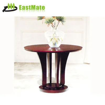 Noble Wooden Flower Table for 5-Star Hotel Furniture Exquisite Wood Design