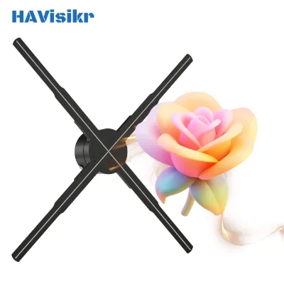Customizable 3D Holographic Advertising Machine LED Light-Emitting Diode Projector for Indoor Education Use