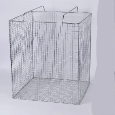 Stainless Steel Wire Basket for Industrial Ultrasonic Cleaning and Laboratory Use Large Capacity Stainless Steel Wire Basket