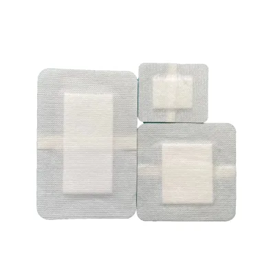 Disposable Transparent Island Waterproof Medical Grade Self-Adhesive Wound Dressings Non-Woven Pad Non-Adherent Wound Plaster