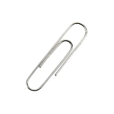 Custom Silver Round Paper Clips Promotion Gifts Metal Bookmark for Office School Home Daily Use Stationery Supplies