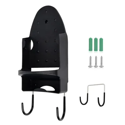 Household Bathroom Shelf Ironing Board Hanger Hook Wall Mount Electric Iron Holder Ironing Board Rack Ironing Board Hanger Hook