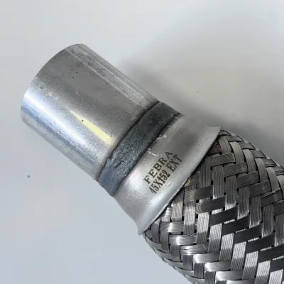 304 SS Corrugated Muffler Flex Pipe-Automotive Flexible Joint 1.2mm Thickness