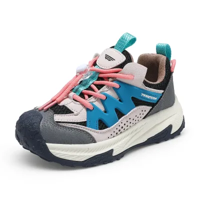 2026 New Easy Wear Mesh Children Sports Shoes Breathable Light EVA Sole Anti Slip Infant Boys Girls Daily Casual Trainers