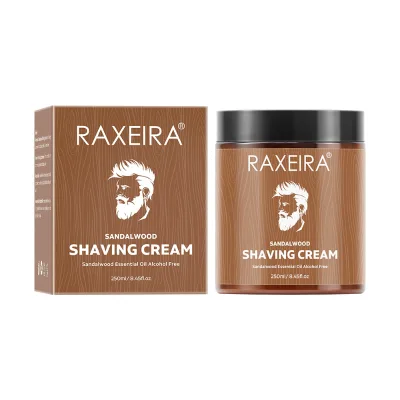 Wholesale Original Formula Sandalwood Men's Shaving Cream Vegan Silky Moisturizing Beard Balm for Men Shaving Cream