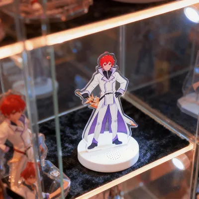 Custom Voice Message Japan Eco-friendly Acrylic Standee Fans Personalized Cartoon Celebrity Desktop Sign Recordable Sound Player