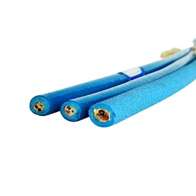 Blue Buoyant Floating Underwater Cable, Kevlar Reinforced Floating Subsea Cable for ROV Underwater Detector
