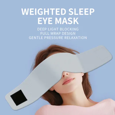 Double Layer Elastic Strap Soft Eye Cover Satin Sleeping Eyemask Travel Silk Sleeping Eye Mask
