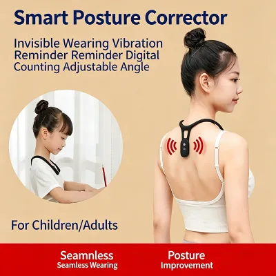 Lightweight Neck-Hung Posture Trainer Vibration Reminder Replace Traditional Back Brace for Hunchback Correction