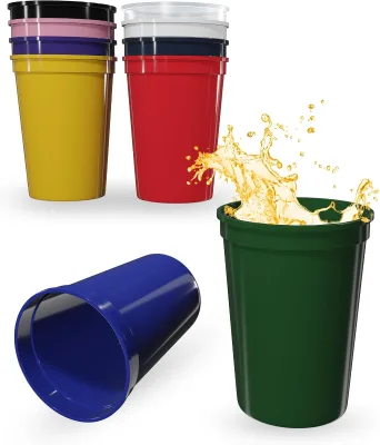 Wholesale BPA Free 8/12/16/22/32oz Stadium Cup Hot Sell Beer Cups Reusable Custom logo Stadium Cup