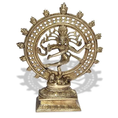 Small Polyresin Shiva Lord of Dance Natraj Shiva Statue