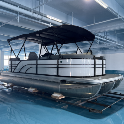 China Yacht Manufacture 2.6m 8'6" Wide Pontoon Boats Aluminum Offshore Yacht for Sale