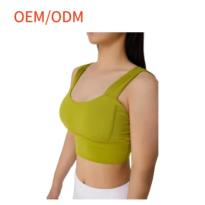 Design Sexy Workout Gym Wear Sports Bra High Impact Open Back Sports Bra