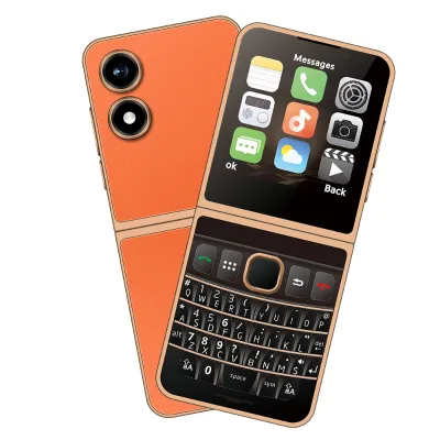 4G Flip Phone with Qwerty Keyboard - U-Type Hinge 1000mAh Battery ChatGPT AI OEM Service