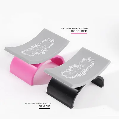 U-Shaped Small Plastic Silicone Nail Arm Rest Cushion Manicure Hand Pillow