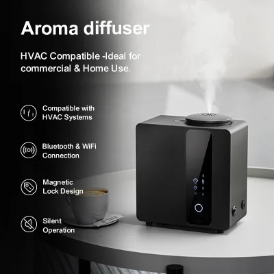 DANQ Professional Waterless Aroma Diffuser Control 250ml Quiet 38dB Metal 600m³ for Shopping Mall Showroom Custom Logo