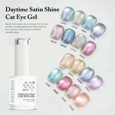 Hot Sale Hema and Tpo Free Daytime Satin Shine Cat Eye Gel OEM/ODM UV Gel Cat Eye Europe Standards Gel