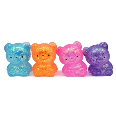 New Arrival Cute Bear Anti-Fidget Ball TPR Maltose Stress Balls Marine Animal Squeeze Toy for 5-7 Years OEM ODM Available for