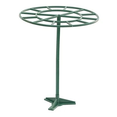 Peony Cages and Supports Grow Through Plant Supports Ring Hoop with Leg