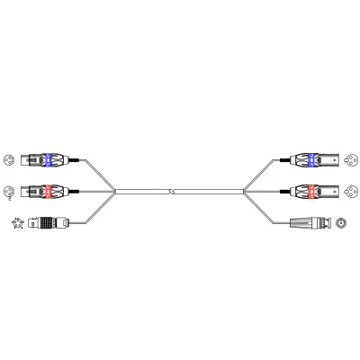 Roxtone XLR 3-Pin Male to Female Audio and Video Cables 5-Pin Male to BNC Connector Premium Audio Products Accessories