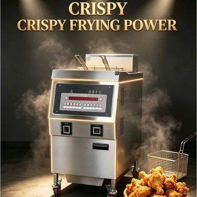 Wholesale 25L Stainless Steel Free Standing Commercial Fryer Heavy Duty Chips Gas/Electric Deep Open Fryer
