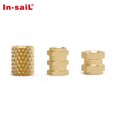 Heat Stake Insert Brass Insert Nuts Knurled Thumb Nut Plastic Fastener Insertion Machine