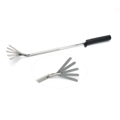 Reusable Laparoscopic Instruments Fan Liver Retractor, Laparoscopic Liver Retractor Five Leaves Retractor Laparoscopic