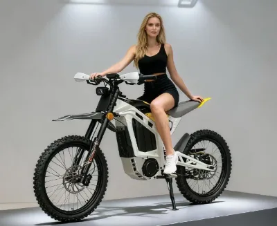Bard BD-19DM Durable 19-Inch Off-Road Motorbike Dirtbike with 24V 300W 4-Stroke Engine for Long Distance Mountain Riding