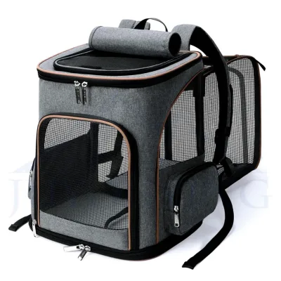 Fordable Airline Approved Travel Carrier Backpack Pet Breathable Carrier Bag for Cats and Dogs