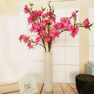 Wholesale Japanese Artificial Cherry Blossom Flower with Good Quality for Home Hotel Decoration