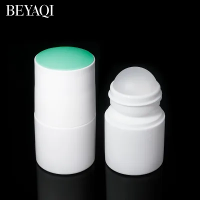 Personal Care Custom Liquid Deodorant Bottle,50 ml Roller Bottle,custom Matte Plastic Deodorant Bottle