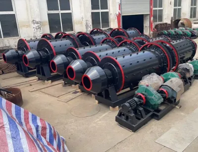 900x3000 Diesel Powered Ball Mill with Good Quality Manganese Steel Lining Plate