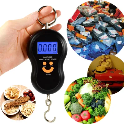 BL-G01 Popular Type Strong ABS Materials Mini Digital Luggage Hanging Crane Scale 50kg Capacity