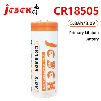 JCBCH CR18505 Smoke Detector, Fire Detection Alarm, Intelligent Water Meter, Gas Meter, PLC Servo Driver, 3.0V Li-MnO2 Battery