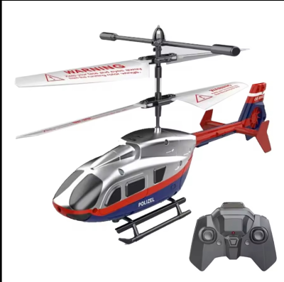 Durable LED-lit 3.5CH RC Helicopter Indestructible Toy Drone High-Flying Fun for Kids