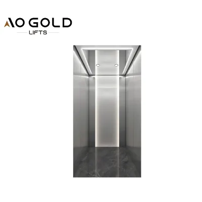 3-Floor Platform Elevator with Gearless Traction & AC Drive Modern Design for Villa Use Fastest Lift in the World