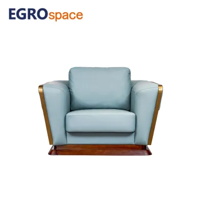 EGROspace Popular Design Furniture Set Modern Luxury Sectional Classic Corner European Style Leather Office Sofa