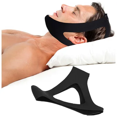 Hot Sale Anti Snore Chin Strap Stop Snoring Snore Belt Sleep Neap Chin Support Straps for Woman Man Night Sleeping Aid Tools