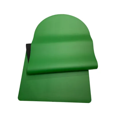 GreenLeader OEM ODM Logo Custom Color Bulk Yoga Mat 5mm Dark Green Suede/PU Non-Slip Folding