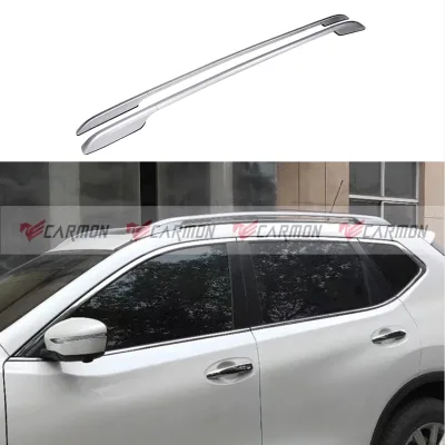 Universal Aluminum Alloy Roof Rack Side Rails for Nissan X-trail/Rogue 2014-2019 Luggage Carrier Cross Bar